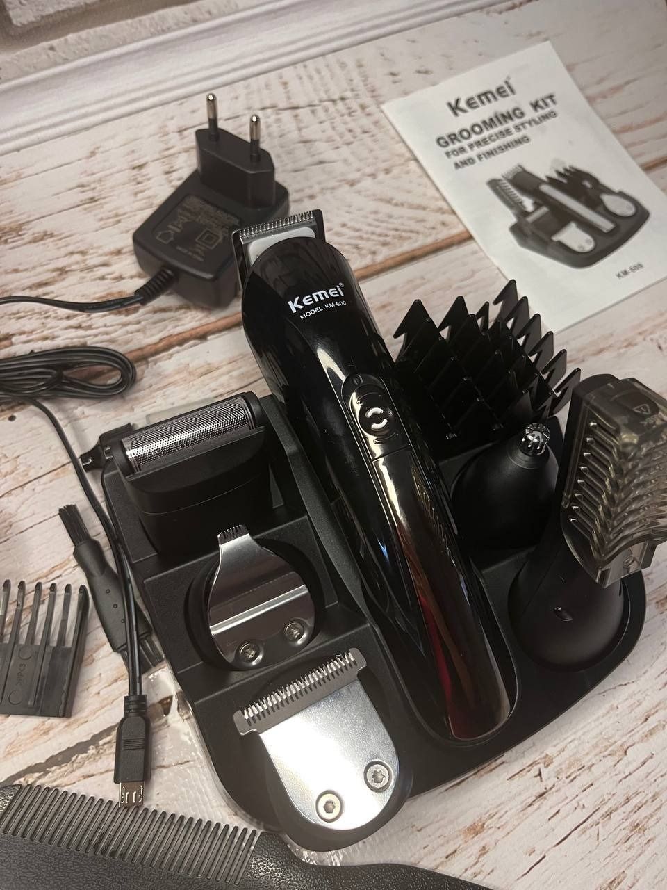 машинка триммер для стрижки волос 1 1 в 1 тример для носа вух бороди