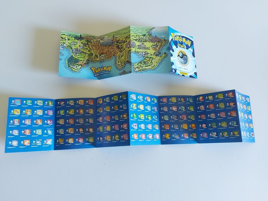 Pokémon Staks livretes 
Pokémon Staks (2001) Mapa e regras do
