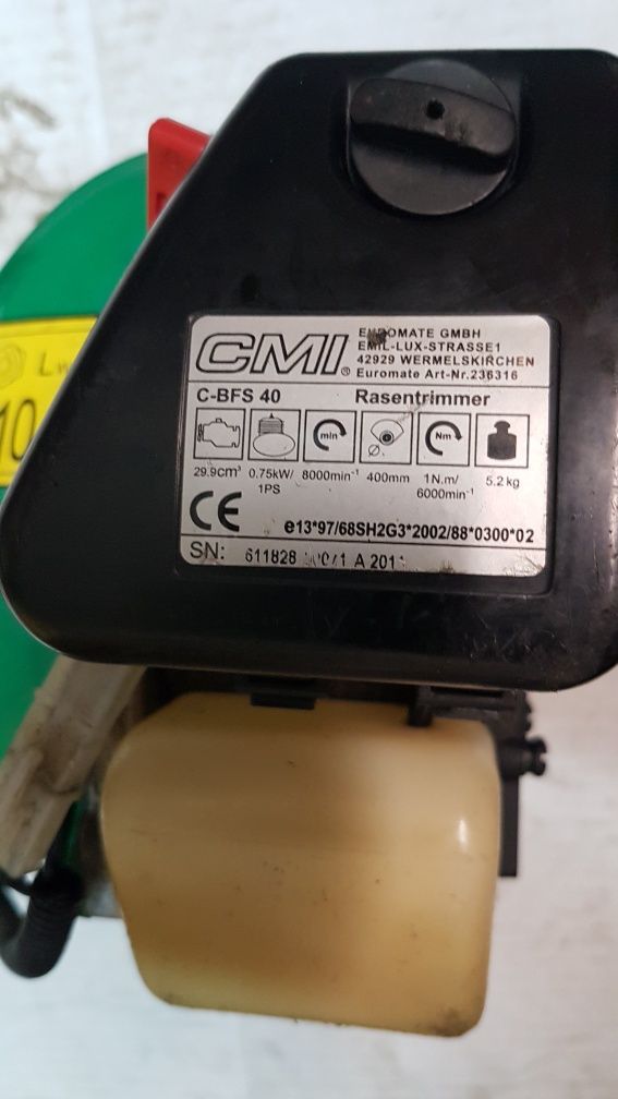 Podkaszarka kosa spalinowa  CMI C-BFS 40  1.0 KM z Niemiec