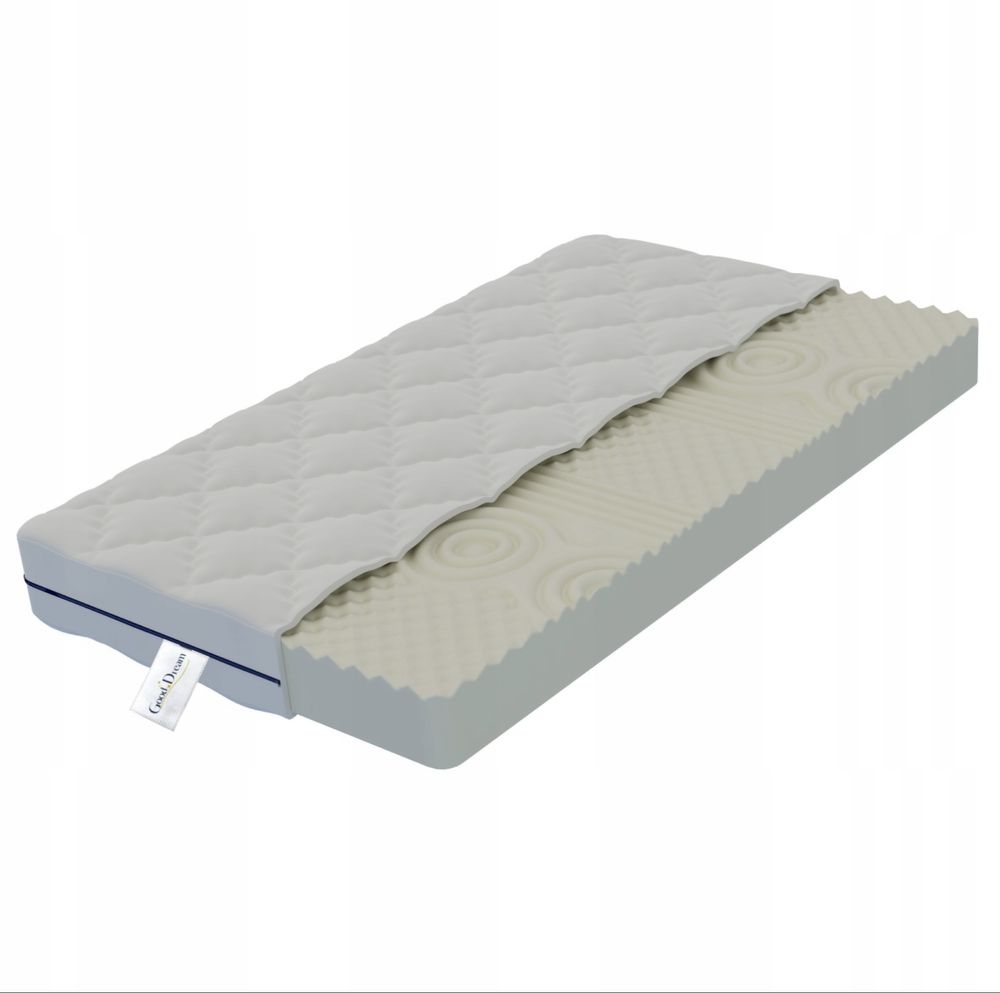 Materac strefowy masujacy 7 stref 12 cm 120x200