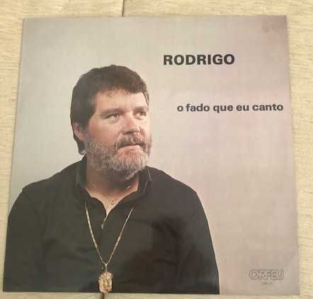 Disco em vinil, LP, de Rodrigo, álbum "O Fado que eu canto"