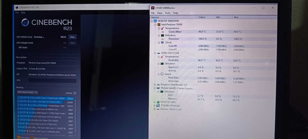 Toshiba Satellite C660-11W Recondicionado– 8GB RAM |SSD 512GB|Office