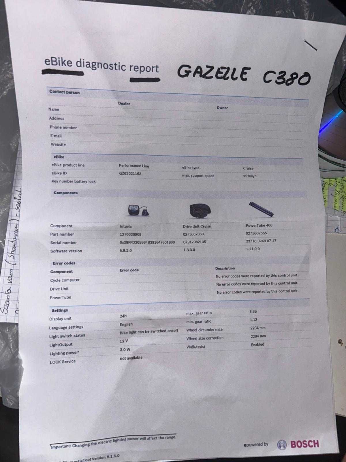 Rower elektryczny Gazelle Ultimate C380 Enviolo Nuvinci