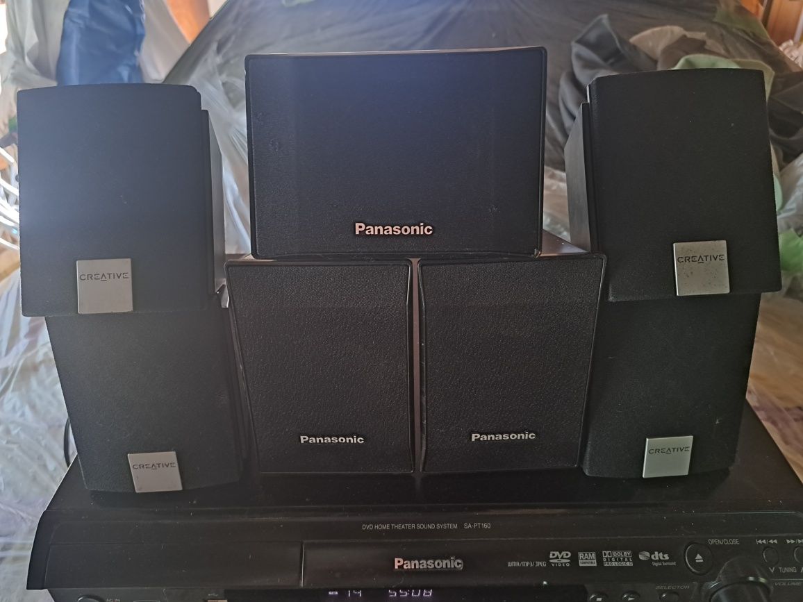 Panasonic usb radio CD sprawne kino domowe
