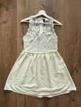 Kremowa sukienka koronkowa H&M r. 38 40 sukienka letnia koktajlowa