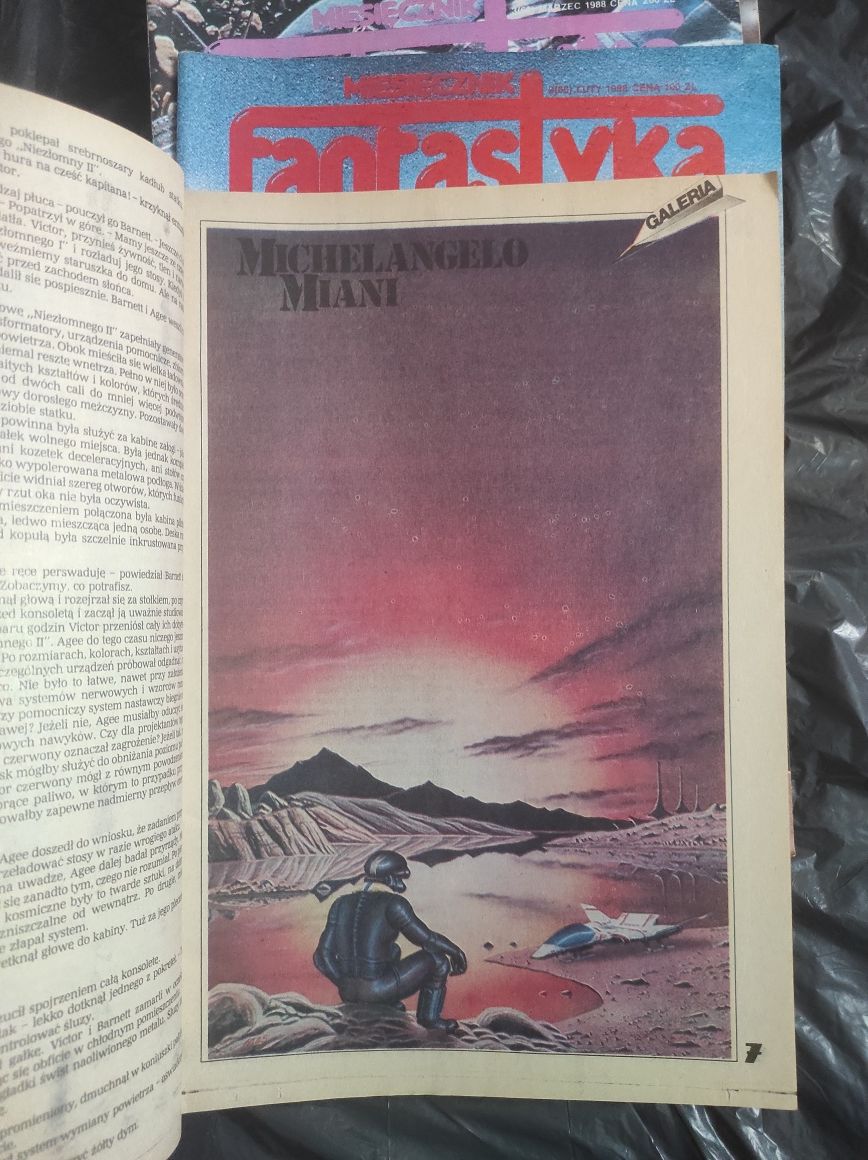 Miesięcznik Fantastyka z 1988 roku - komplet