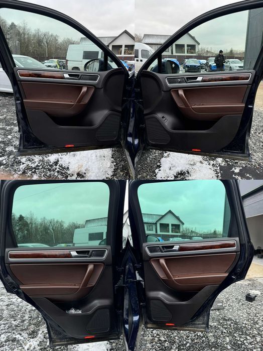 Комплект сидінь сідушки сидіння шкіра Touareg NF тоурег 7p 2010-2018