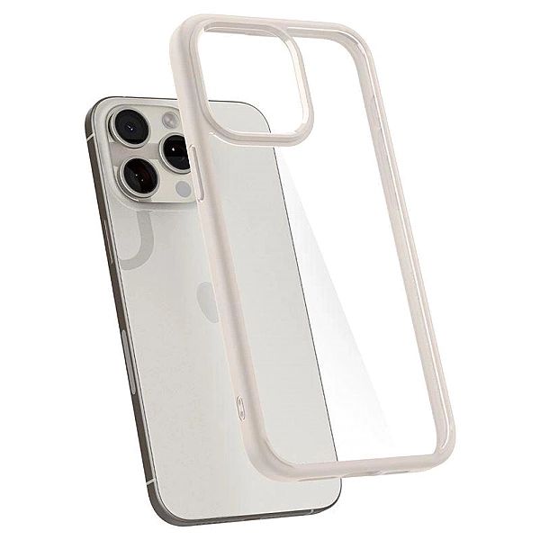 Etui Spigen Ultra Hybrid na iPhone 15 Pro - tytan naturalny