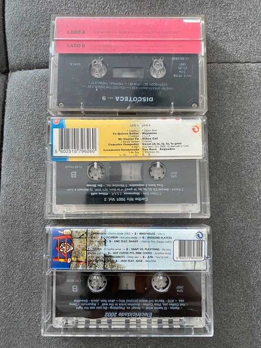 Lote 3 Cassetes - Compilações