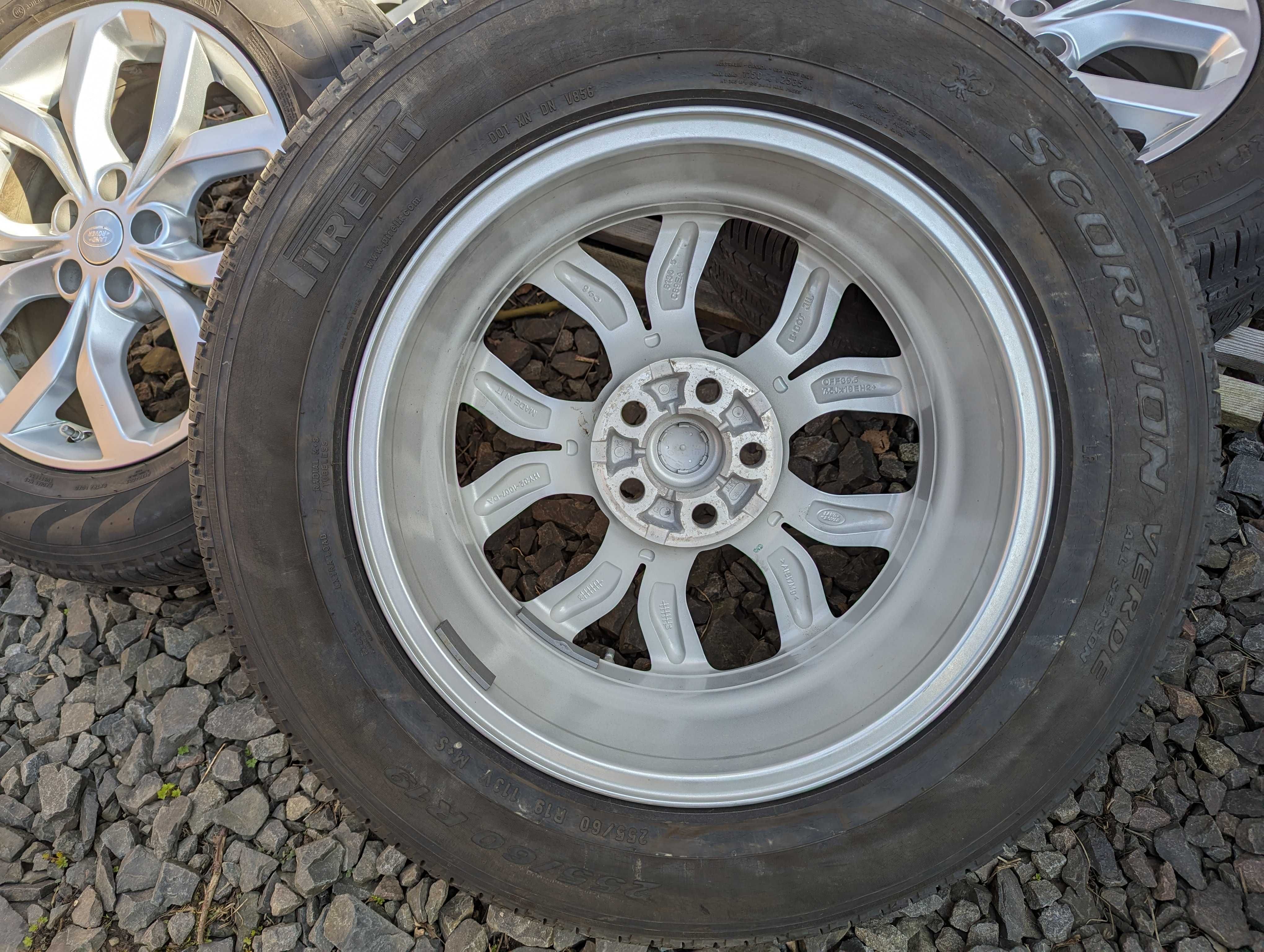 диски Land Rover 7.5Jx19 5x120 ET39 шини 255/60R19 всесез.