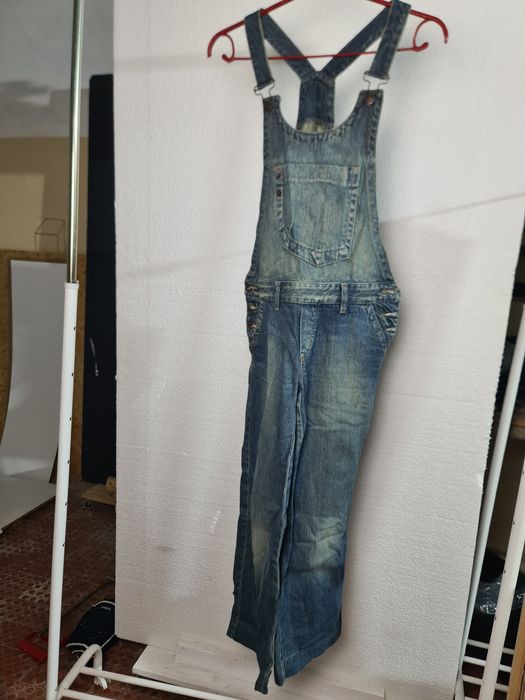 Jardineira de ganga azul senhora KÖRPS 38