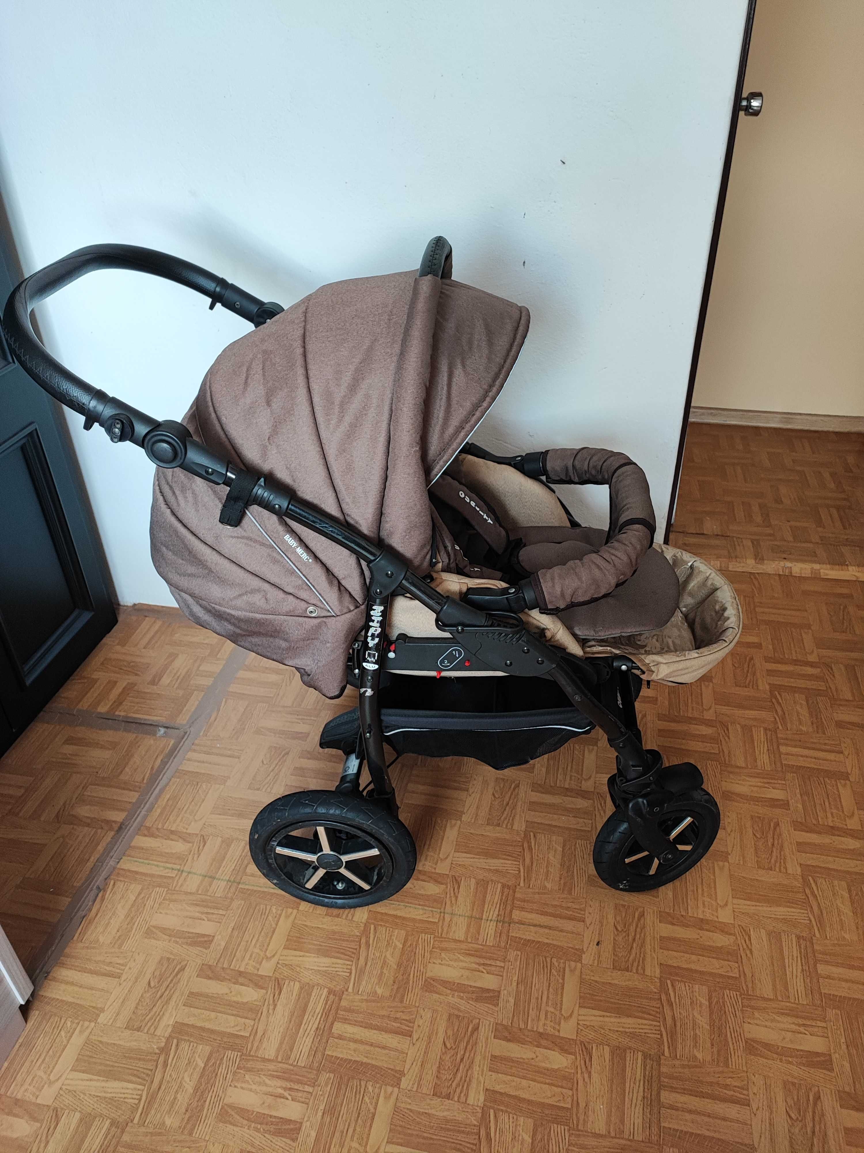Wózek Baby merc Zipy Q 3w1 brązowy