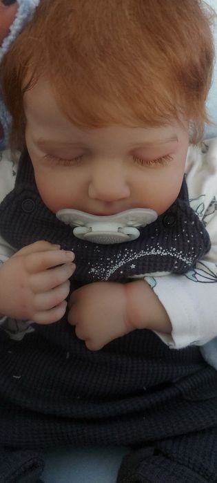 Bebé reborn menino 50 cm com enxoval