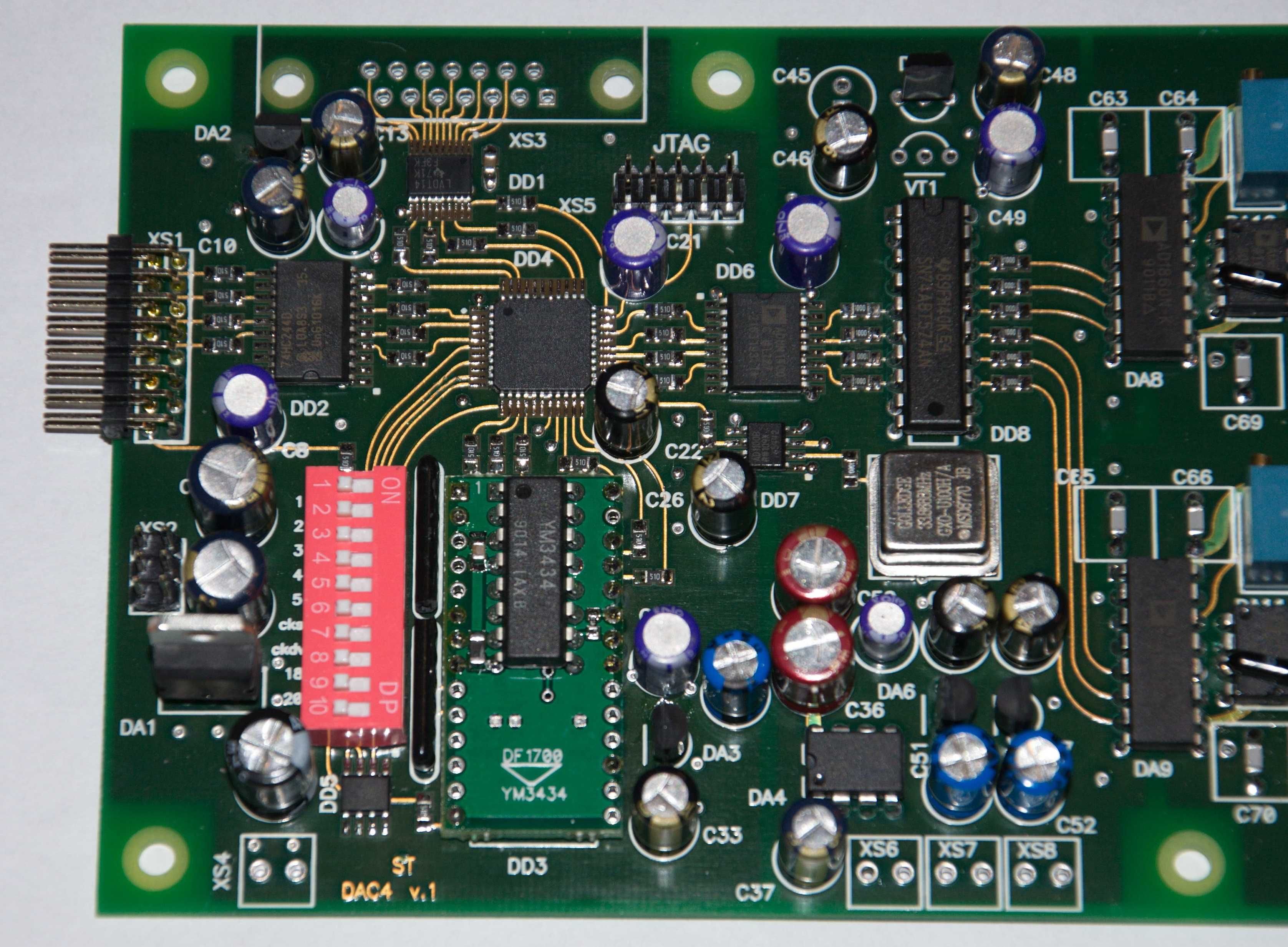 Плата для сборки мультибитного ЦАПа DAC4 DIY multibit