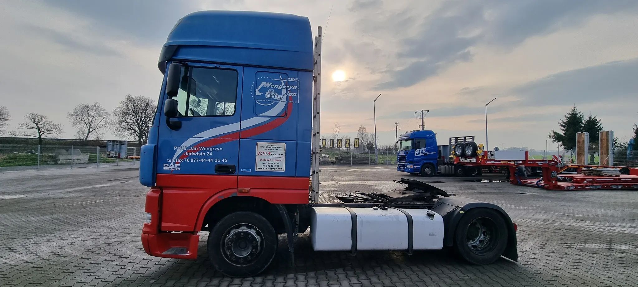 DAF 105.460 low deck  Regulowana wysokość siodła!!