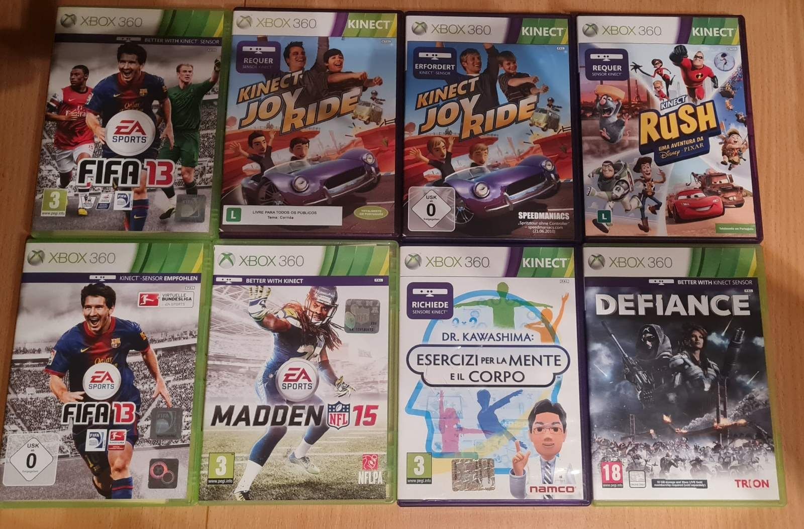 Диски Kinekt xbox 360 ікс бокс  кінект sports game вся колекція