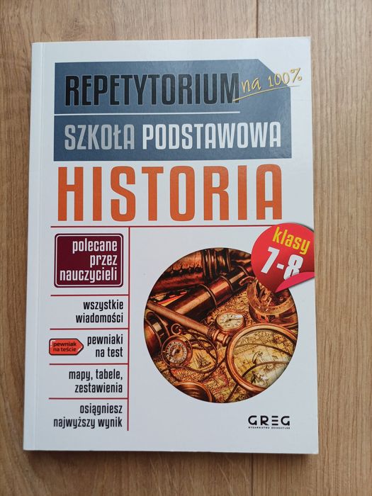 Repetytorium na 100% Historia kl 7-8
Nowa, nieużywana