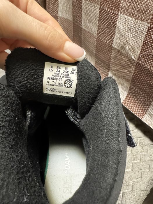 Зимові черевики ботинки puma 34 розмір