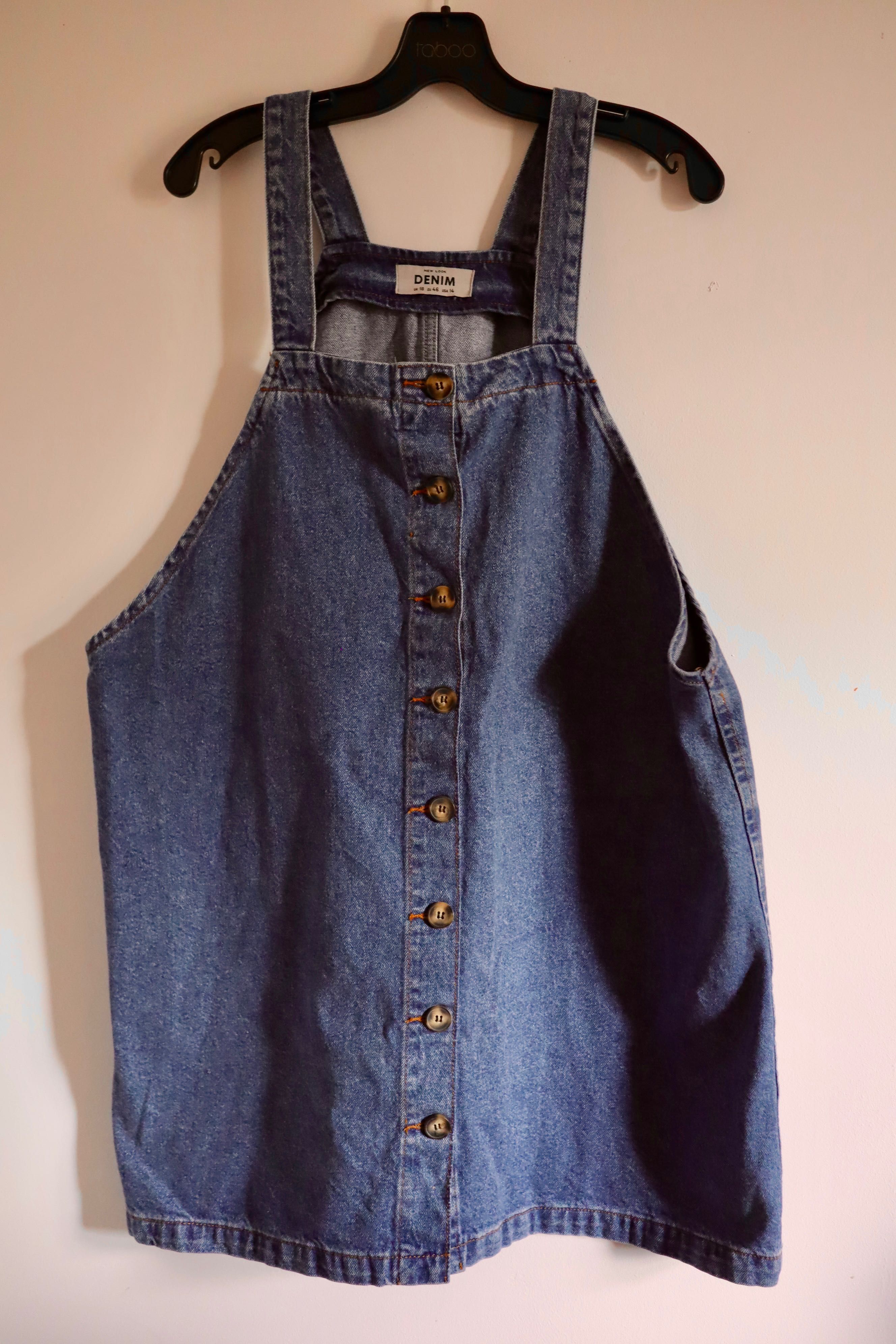 Jeansowa sukienka na ramiączkach New Look rozmiar 46 #B-75