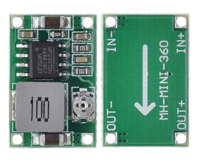 Moduł mini przetwornicy obniżającej napięcie step down 3A LM2596 RC