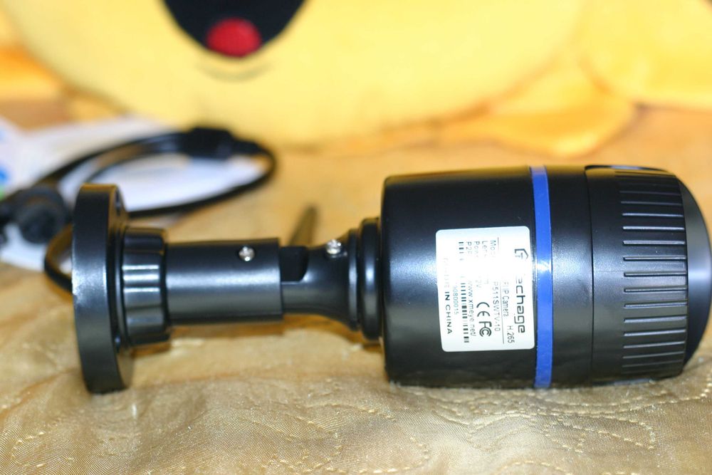 Цифровая беспроводная видеокамера наблюдения, Wi-Fi, Lan, карта памяти