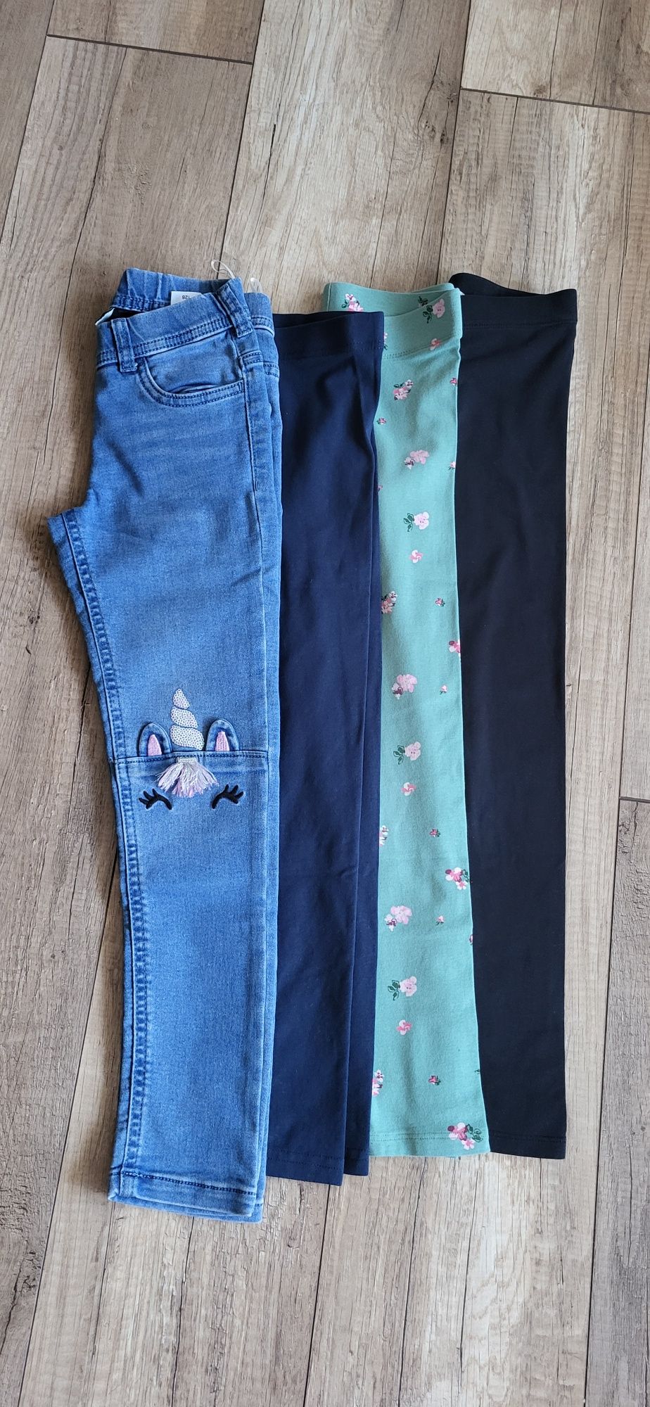 Zestaw ubrań dla dziewczynki rozm 128-134,H&M, C&A,Primark