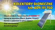 Kolektory Solary ciśnieniowe słoneczne - STAL NIERDZEWNA-MONTAŻ
