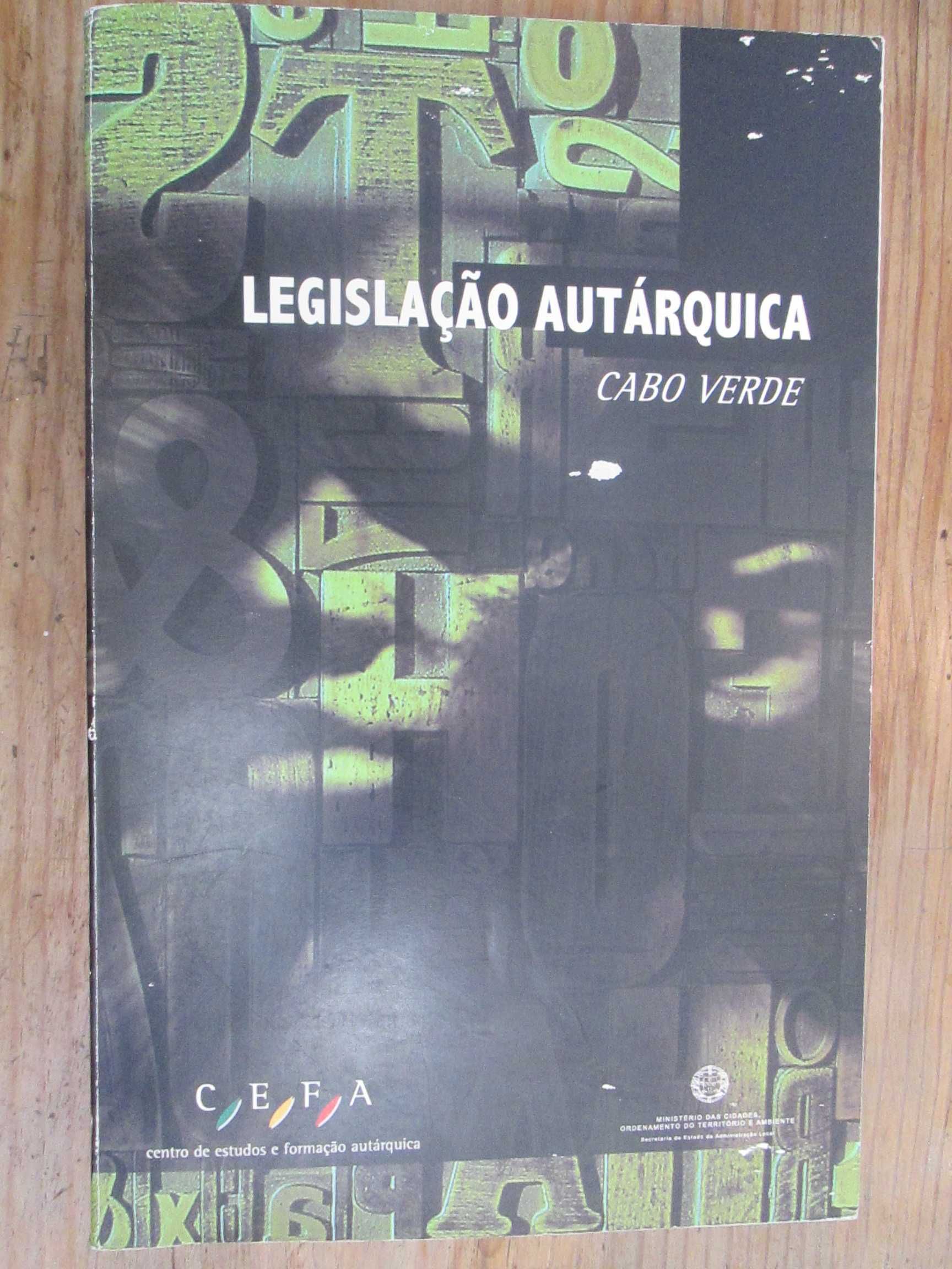 Legislação Autárquica - Cabo Verde, livro como novo