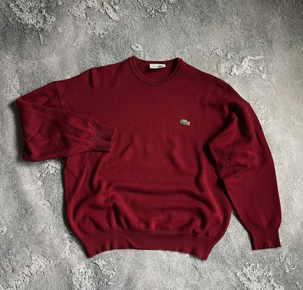 Мужской шерстяной свитр Lacoste Vintage Wool Sweater