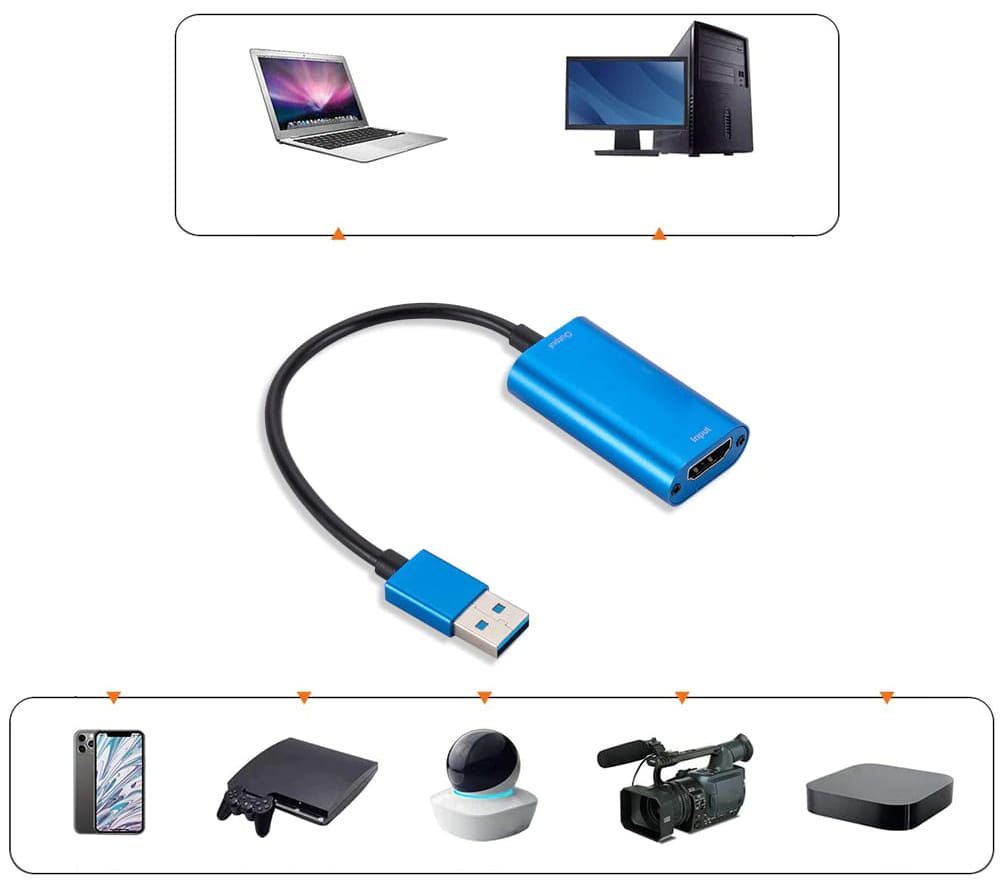 HDMI Grabber pod USB 3.0 1080p 60fps Full HD CAPTURE