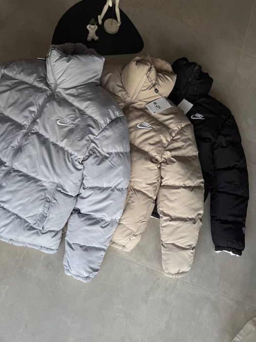 Чоловіча пуховик Nike nocta ДВУХСТОРОННЯ Зимова Куртка the north face