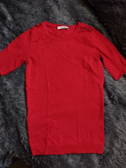 Bordowa bluzka Orsay