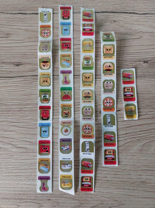 Naklejki Biedroniaki Biedronka 44 naklejek OKAZJA!