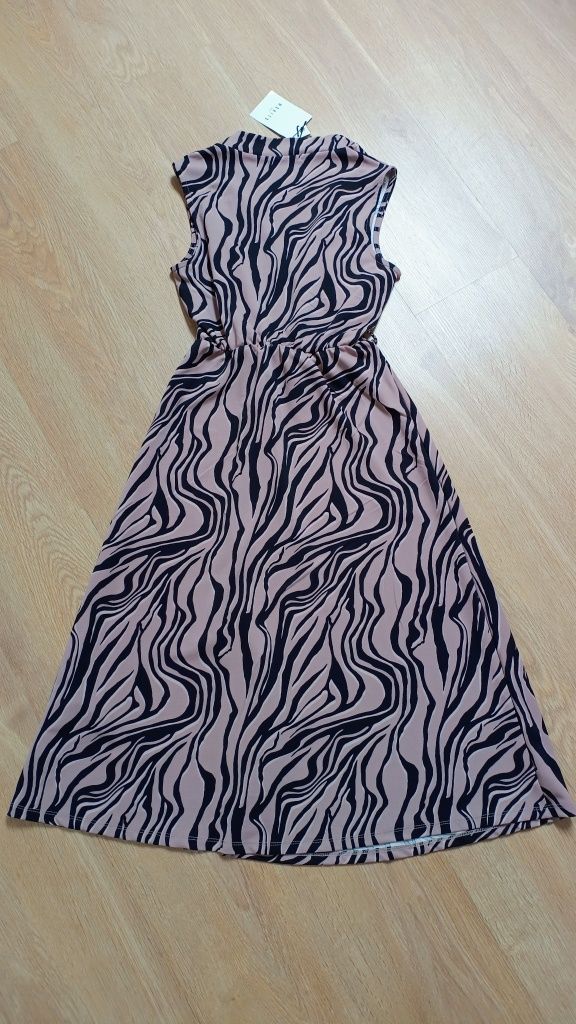 Mohito sukienka midi zebra nowa z metką XXS
