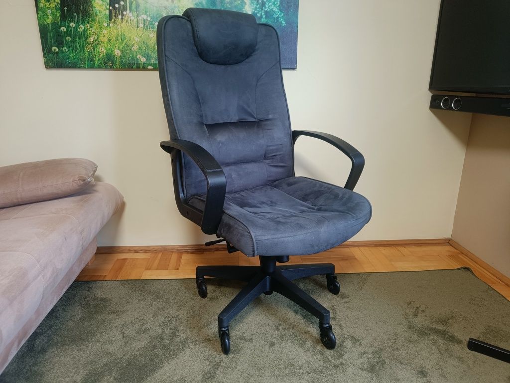 Topstar Fotel Menedżerski XXL Comfort Point 50 mikrofibra antracyt