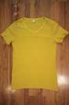 T-shirt s.Oliver r. 42 damski kr. rękaw bawełniany żółty