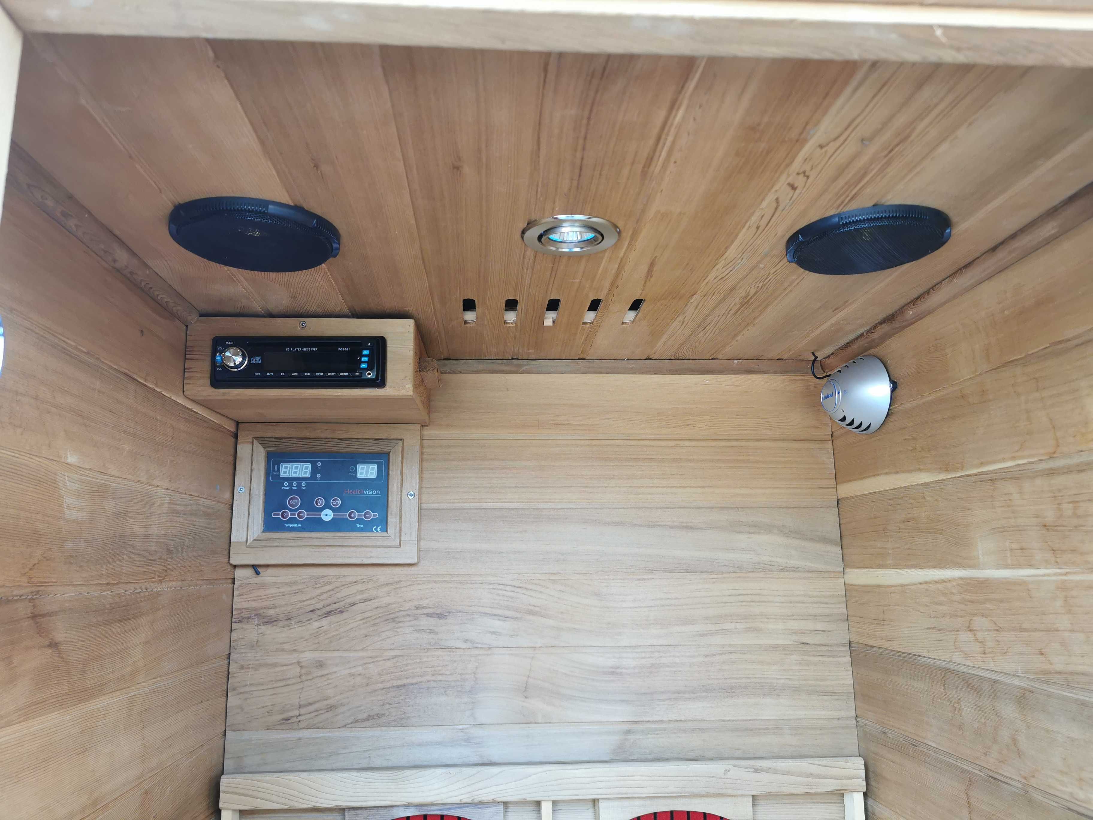 Sauna na podczerwień INFRAROT sucha Infrared Radio LED USB MP3 ładna