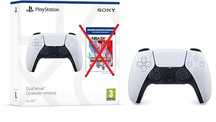 gamepad bezprzewodowy do konsoli ps5 sony dualsense v2 biało czarny