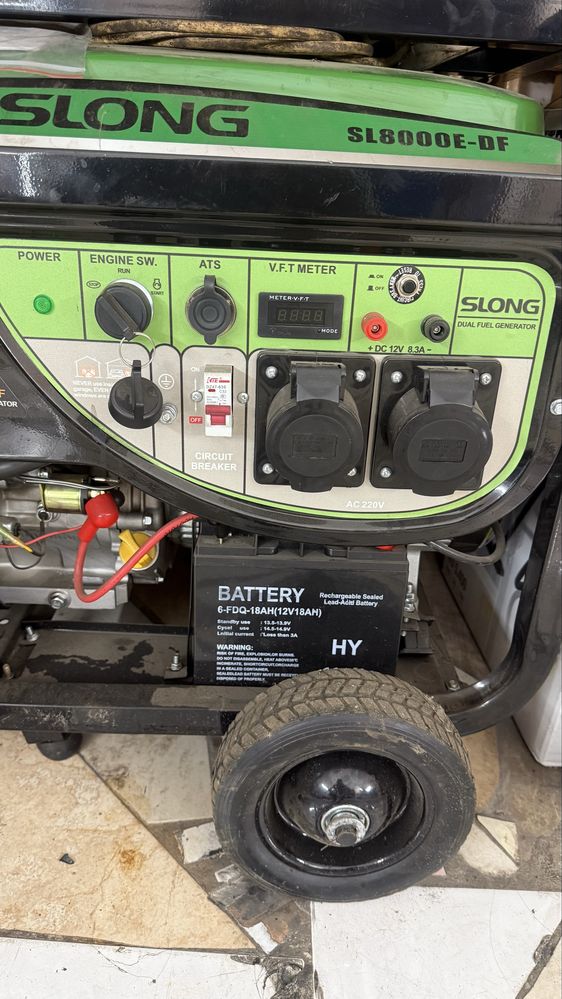 Генератор газ/бензин 6.5 kw медная обмотка