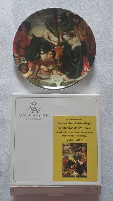 Prato Coleção Vista Alegre "Natal 2007"