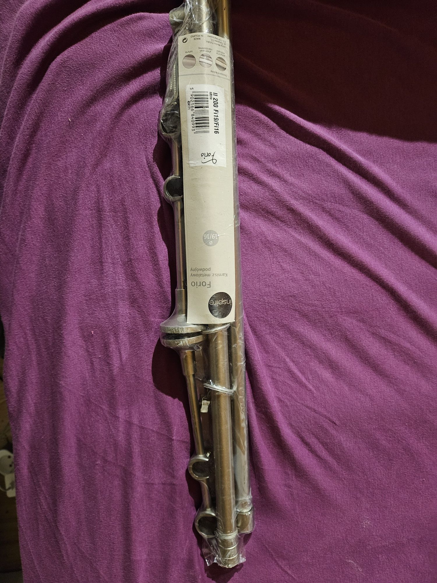 Karnisz podwójny FORIO 200 cm
