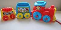 Primeiros brinquedos bebés - Comboio de puxar Disney Clementoni
