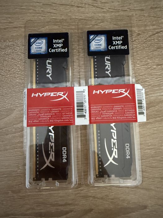 DDR4 8GB 2933 MHz HyperX FURY Black Kingston Fury