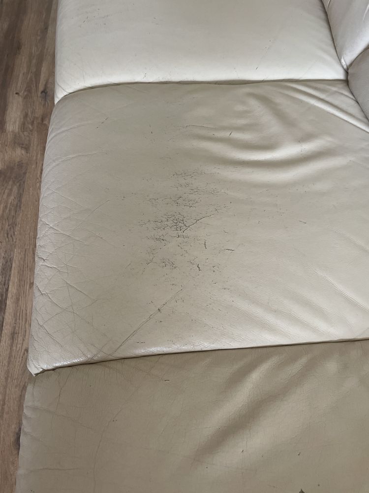 Sofa i fotel skórzany
