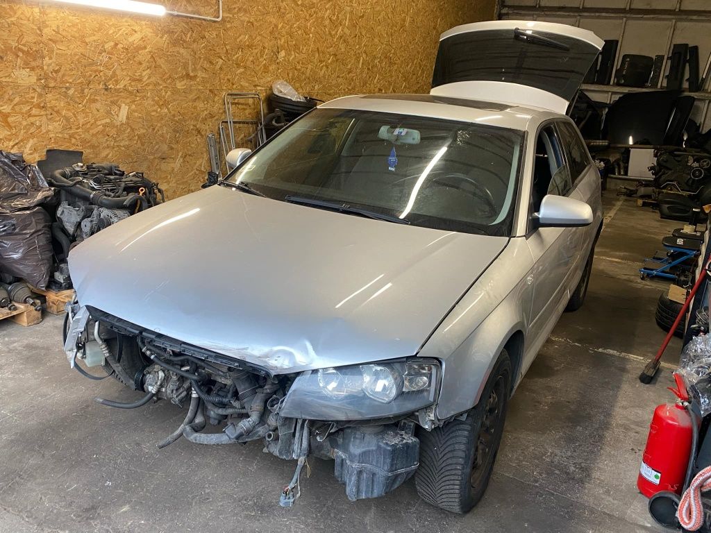 Części audi a3 8p silnik 2.0 fsi axw skrzynia dsg gjz kolor ly7w