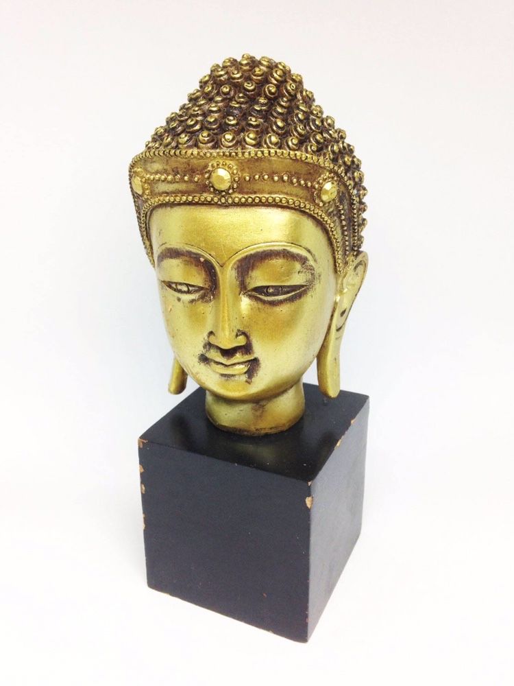Busto Buda Dourado