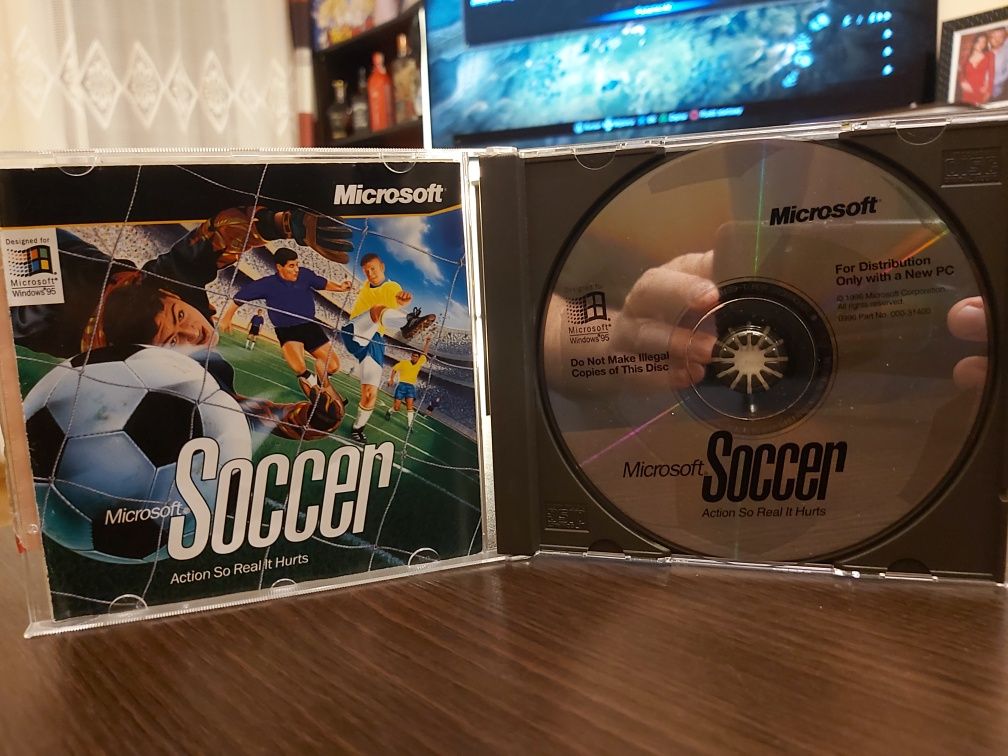 Gra Microsoft Soccer na PC unikat kolekcjonerska z certyfikatem