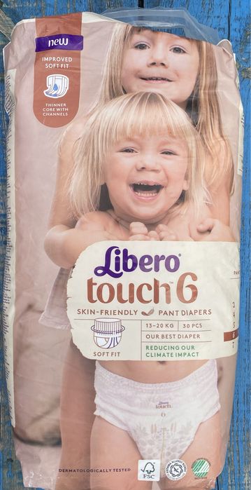 Памперси-трусики Libero touch 6 (30 шт)
