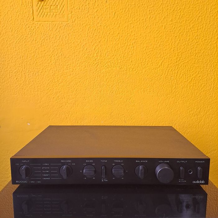 Audiolab 8000c e 8000p preamplificador e amplificador