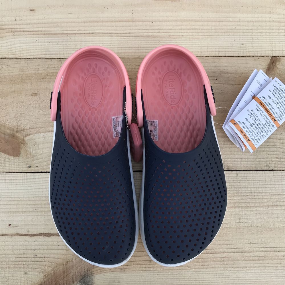 Женские Кроксы Crocs Lite Ride рожеві Крокси для Всіх